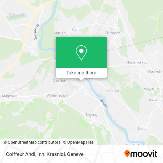 Coiffeur Andi, Inh. Krasniqi map