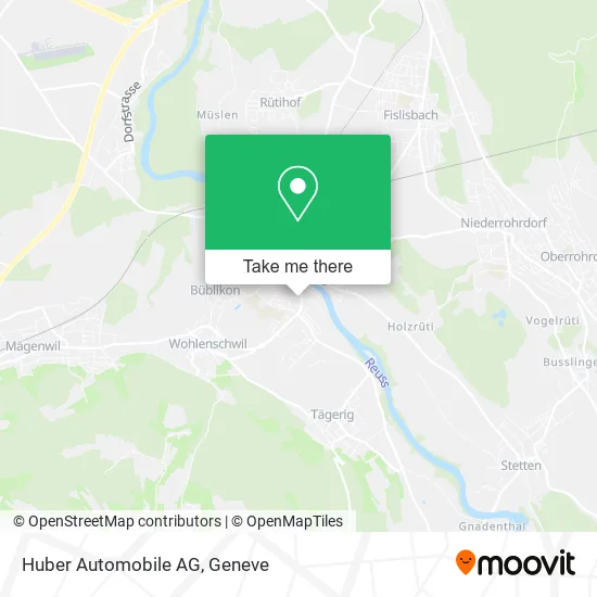 Huber Automobile AG map