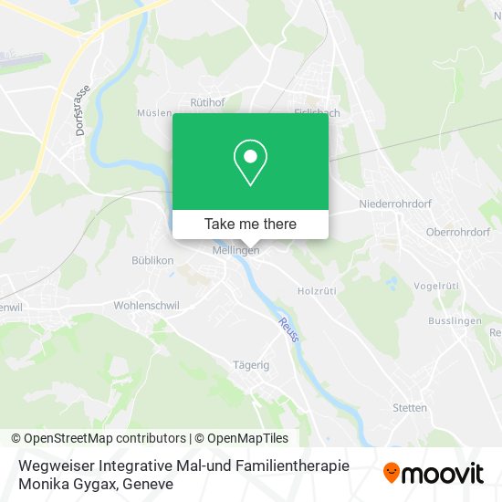 Wegweiser Integrative Mal-und Familientherapie Monika Gygax map