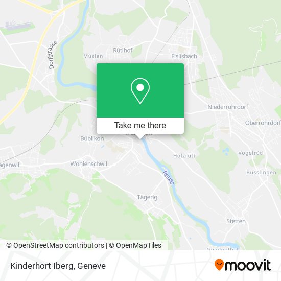 Kinderhort Iberg map