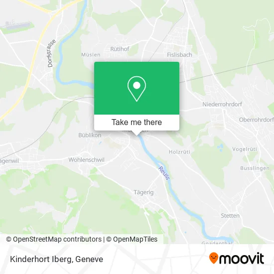 Kinderhort Iberg map