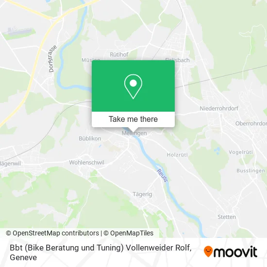 Bbt (Bike Beratung und Tuning) Vollenweider Rolf map