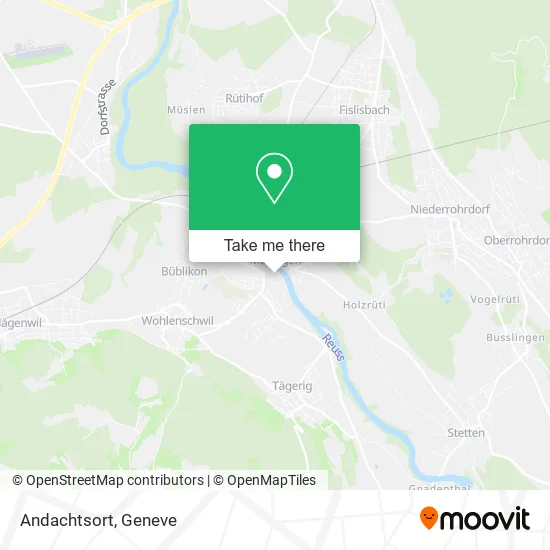 Andachtsort map
