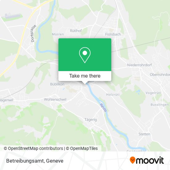 Betreibungsamt map