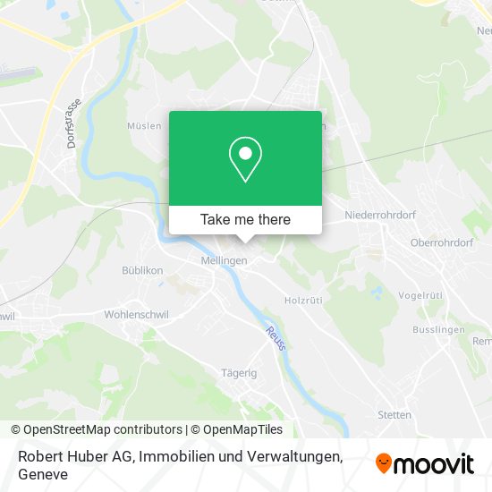 Robert Huber AG, Immobilien und Verwaltungen map