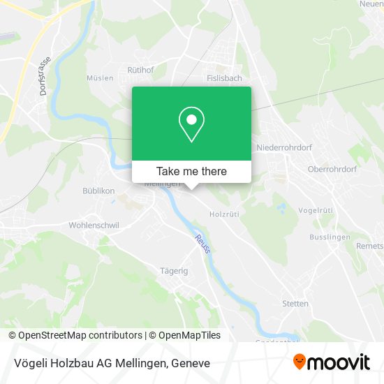 Vögeli Holzbau AG Mellingen map