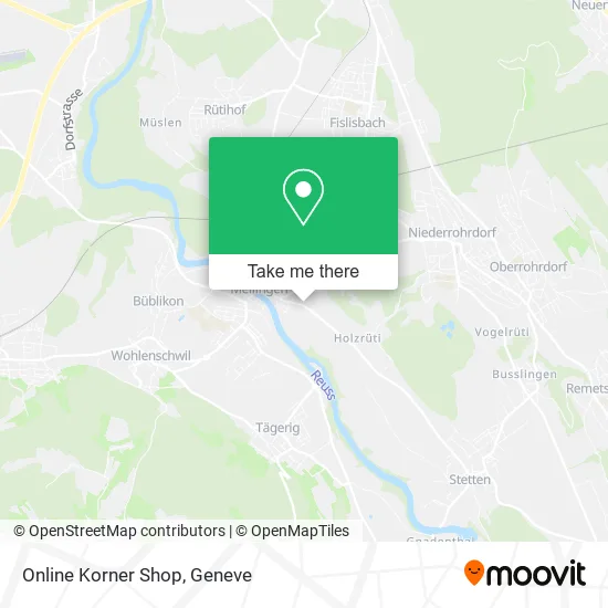 Online Korner Shop map