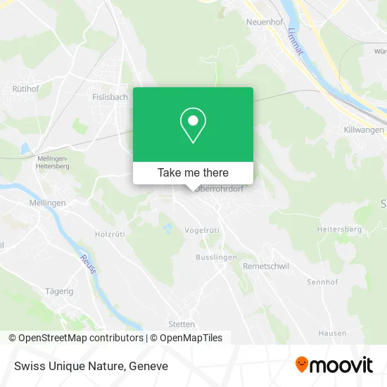 Swiss Unique Nature map