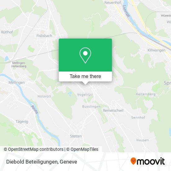 Diebold Beteiligungen map