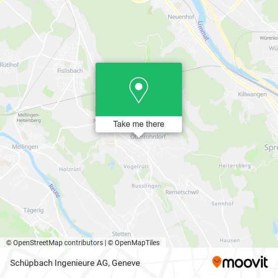 Schüpbach Ingenieure AG map