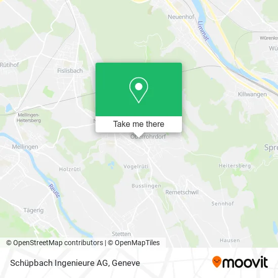 Schüpbach Ingenieure AG map