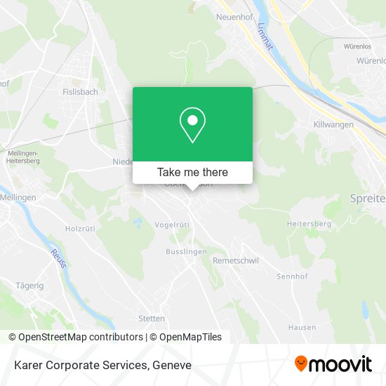 Karer Corporate Services map