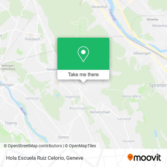 Hola Escuela Ruiz Celorio map