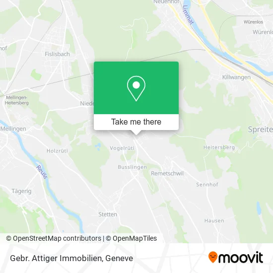 Gebr. Attiger Immobilien map