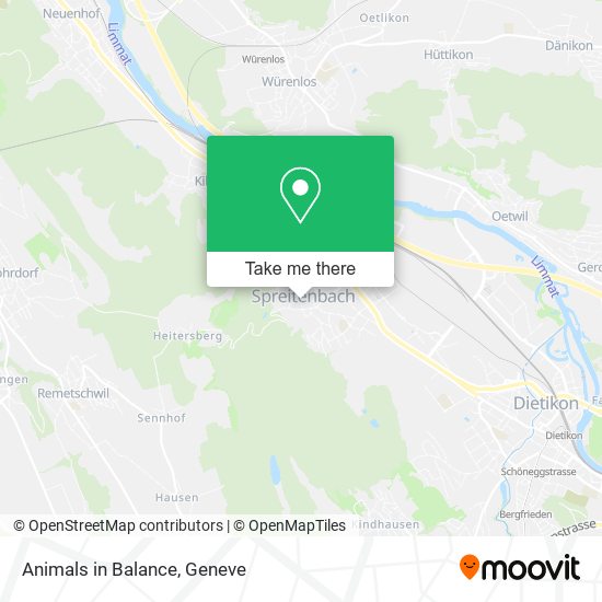 Animals in Balance map
