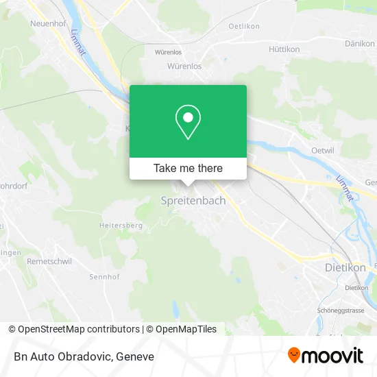 Bn Auto Obradovic map