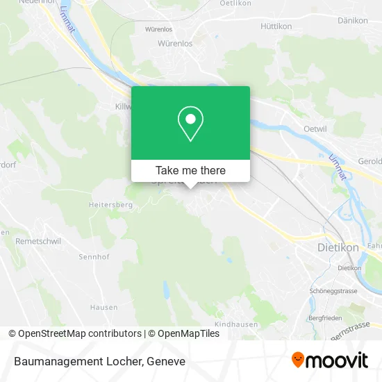 Baumanagement Locher map