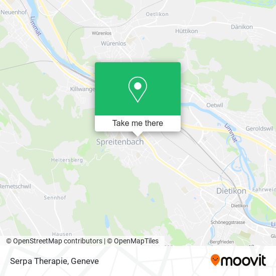 Serpa Therapie map