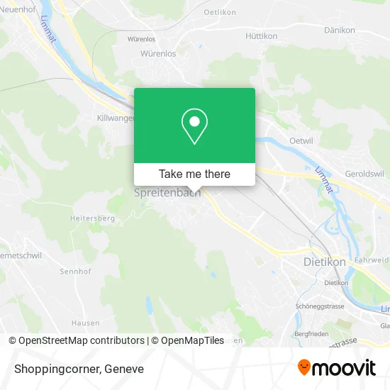 Shoppingcorner map