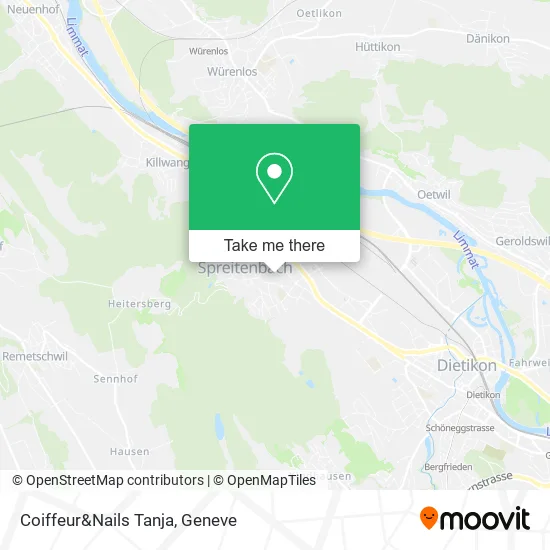 Coiffeur&Nails Tanja map