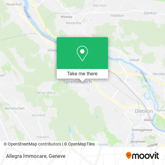 Allegra Immocare map