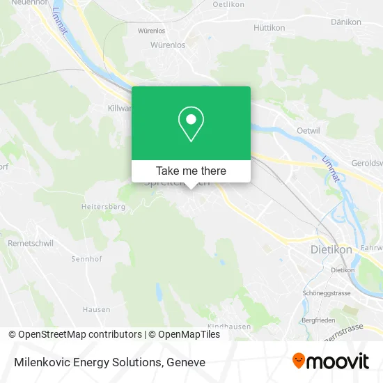 Milenkovic Energy Solutions map