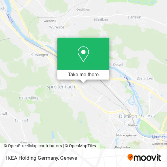 IKEA Holding Germany map