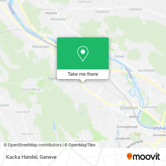 Kacka Handel map