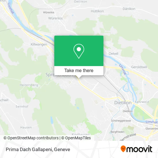 Prima Dach Gallapeni map