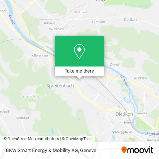 BKW Smart Energy & Mobility AG map