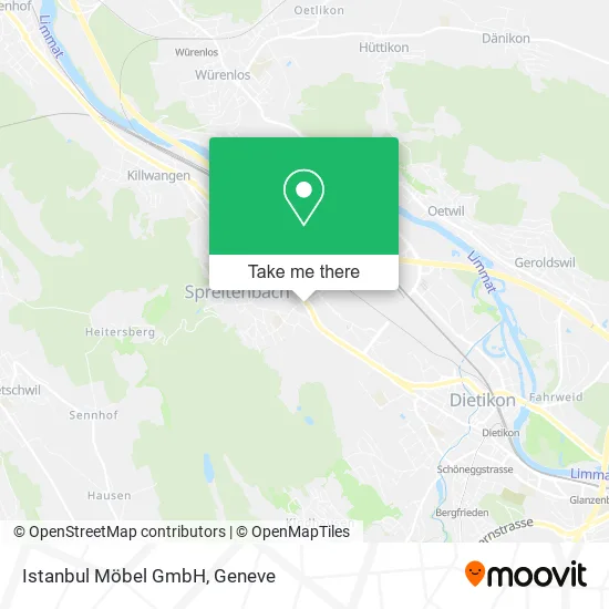 Istanbul Möbel GmbH map