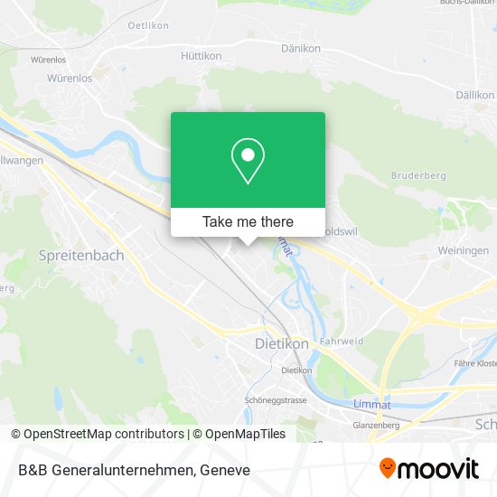 B&B Generalunternehmen map