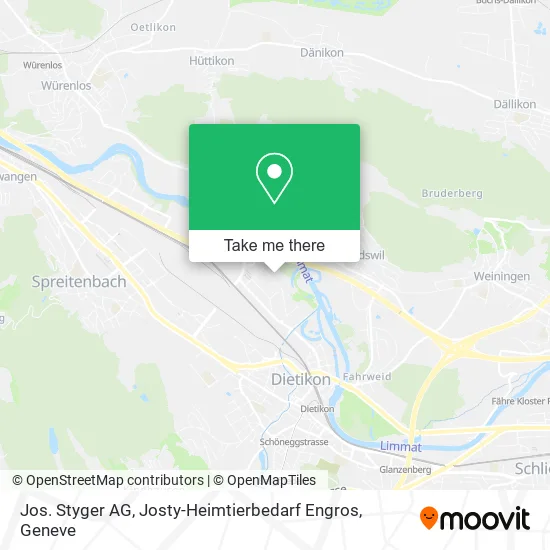 Jos. Styger AG, Josty-Heimtierbedarf Engros map