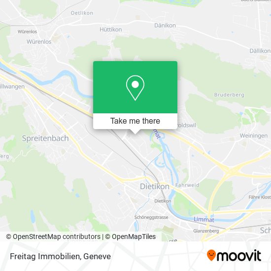 Freitag Immobilien map