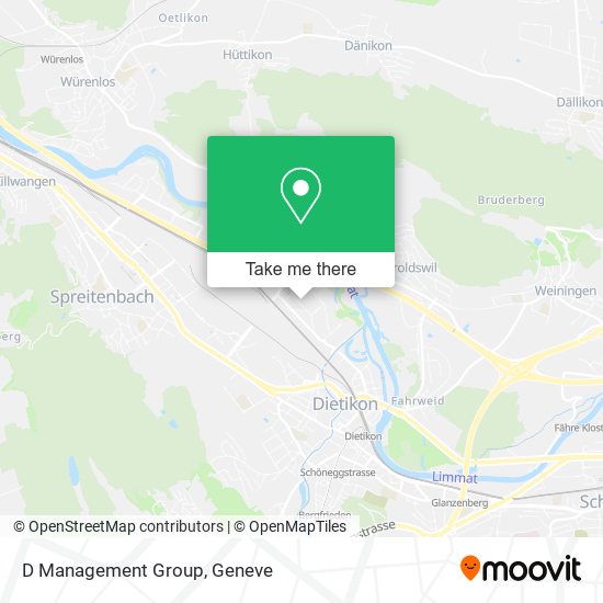 D Management Group map