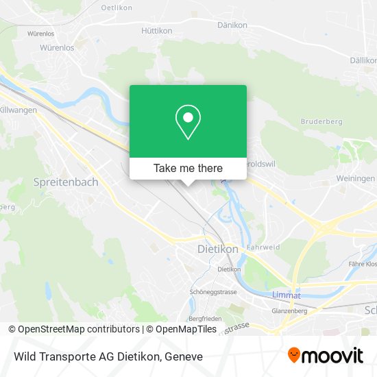 Wild Transporte AG Dietikon plan