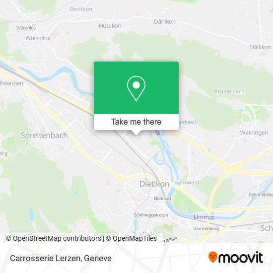 Carrosserie Lerzen map