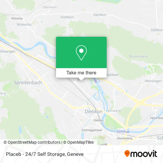 Placeb - 24/7 Self Storage plan