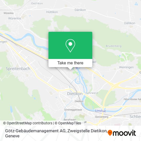 Götz-Gebäudemanagement AG, Zweigstelle Dietikon map