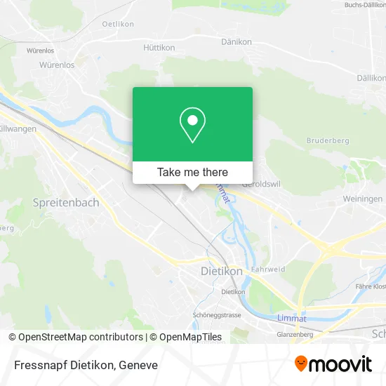 Fressnapf Dietikon map
