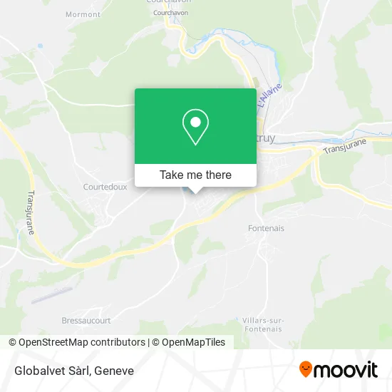 Globalvet Sàrl map