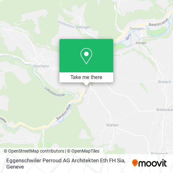 Eggenschwiler Perroud AG Architekten Eth FH Sia map