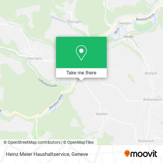 Heinz Meier Haushaltservice map