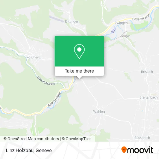 Linz Holzbau map