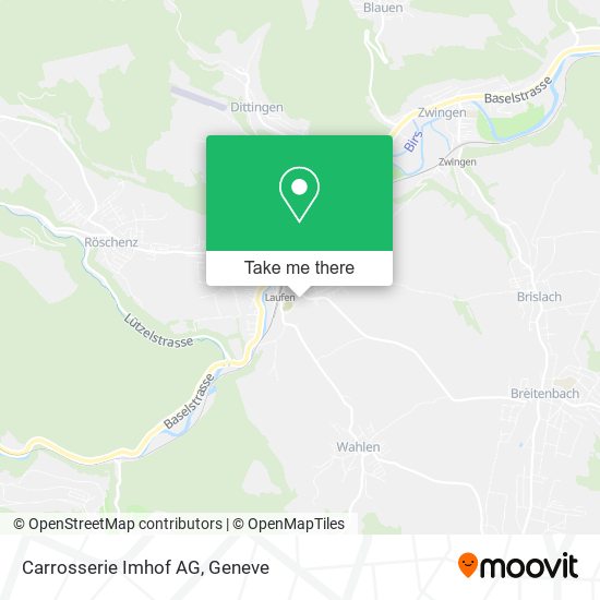 Carrosserie Imhof AG map