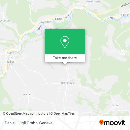 Daniel Hügli Gmbh map