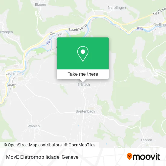 MovE Eletromobilidade map
