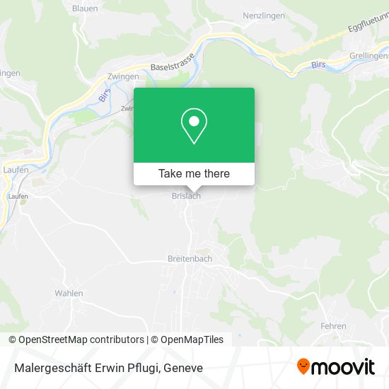 Malergeschäft Erwin Pflugi map