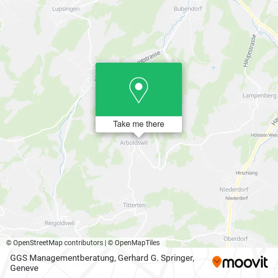 GGS Managementberatung, Gerhard G. Springer map