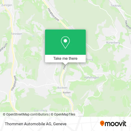Thommen Automobile AG map